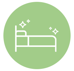 施術毎にベッド消毒