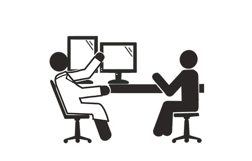 診断→診断結果による治療